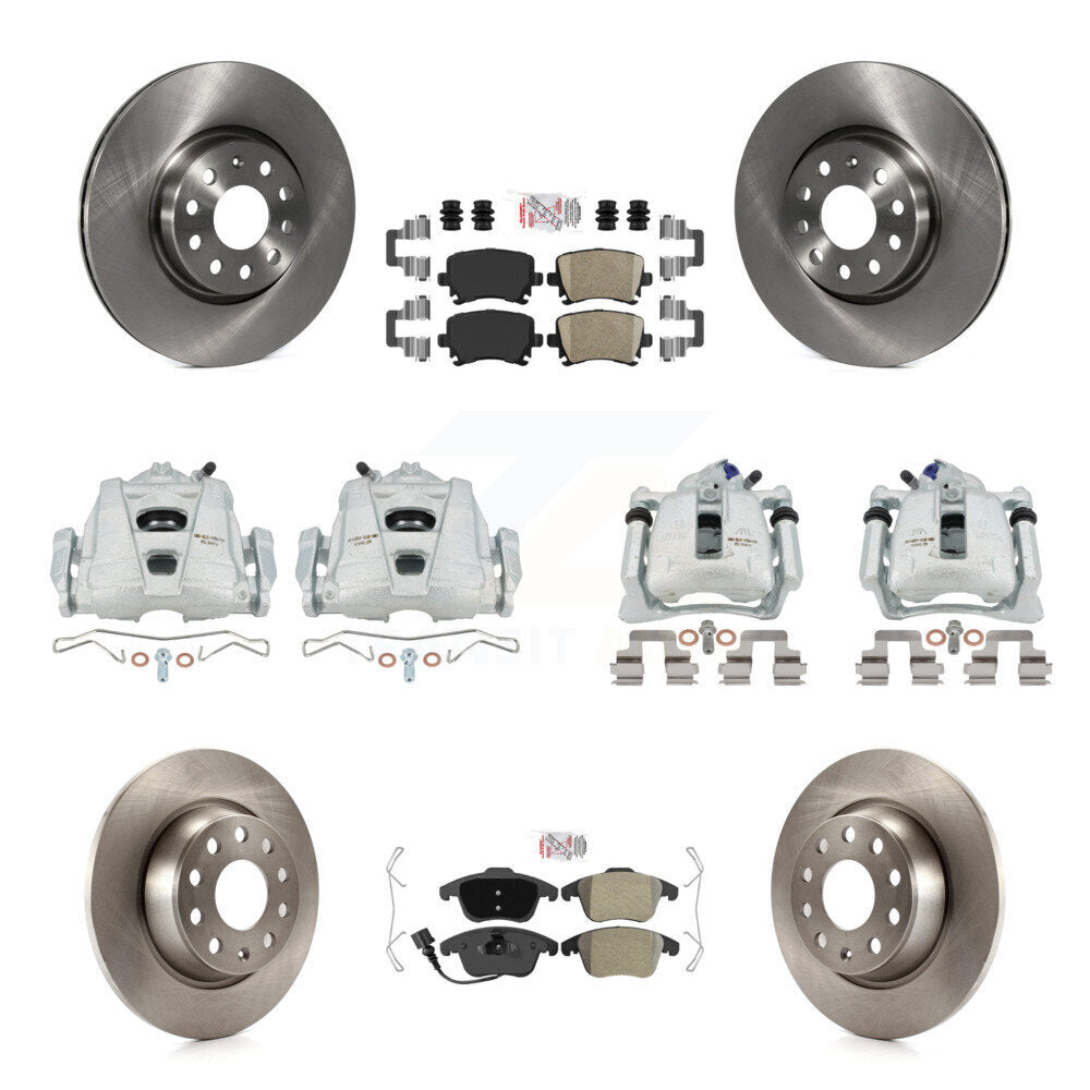 Transit Auto KC8-103087N Disc Brake Kit for 2009-2011 Volkswagen Tiguan - Front and Rear product image