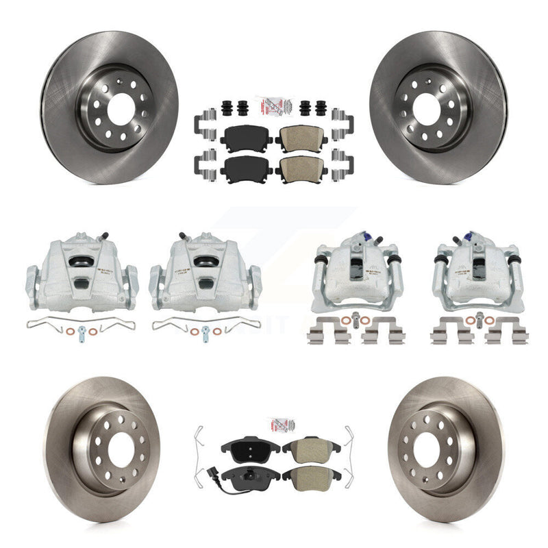 Transit Auto KC8-103087N Disc Brake Kit for 2009-2011 Volkswagen Tiguan - Front and Rear product image