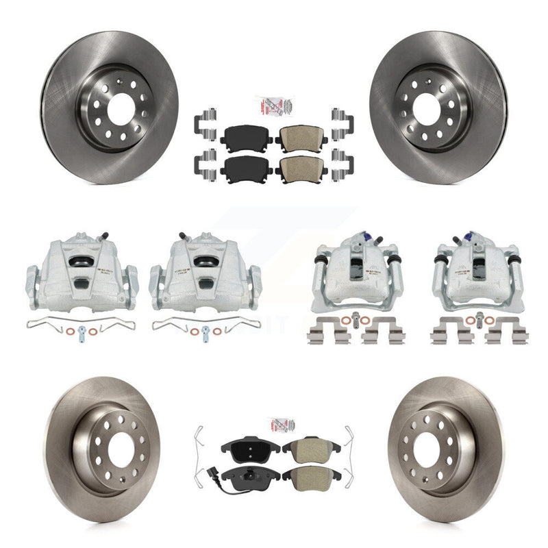 Transit Auto KC8-103088N Disc Brake Kit for 2009-2011 Volkswagen Tiguan - Front and Rear product image