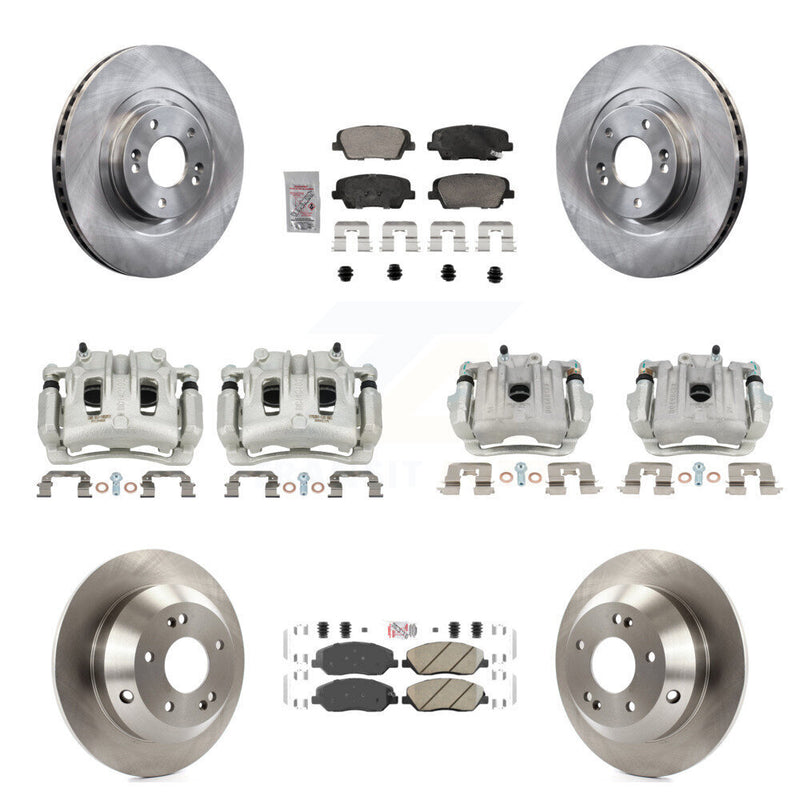 Transit Auto KC8-103107N Disc Brake Kit for 2013-2016 Hyundai Santa Fe, Hyundai Santa Fe XL - Front and Rear product image