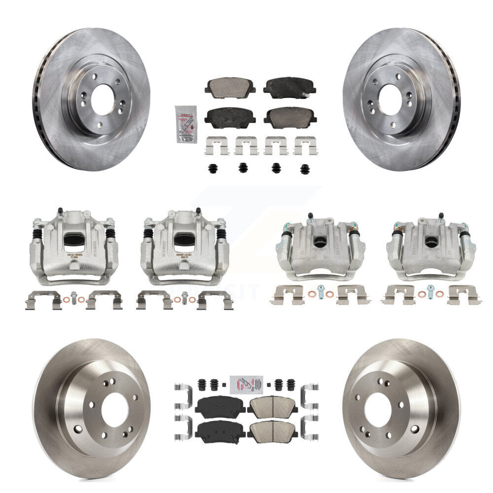 Transit Auto KC8-103120N Disc Brake Kit for 2013-2016 Hyundai Santa Fe Sport - Front and Rear product image