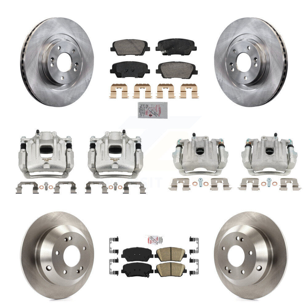 Transit Auto KC8-103123N Disc Brake Kit for 2013-2016 Hyundai Santa Fe Sport - Front and Rear product image