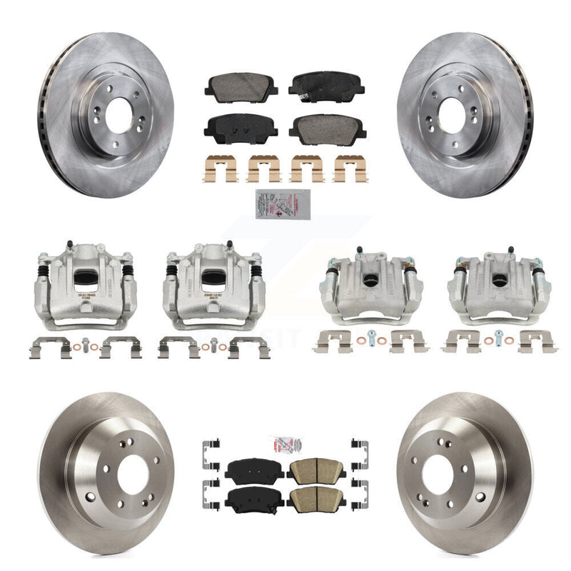 Transit Auto KC8-103123N Disc Brake Kit for 2013-2016 Hyundai Santa Fe Sport - Front and Rear product image