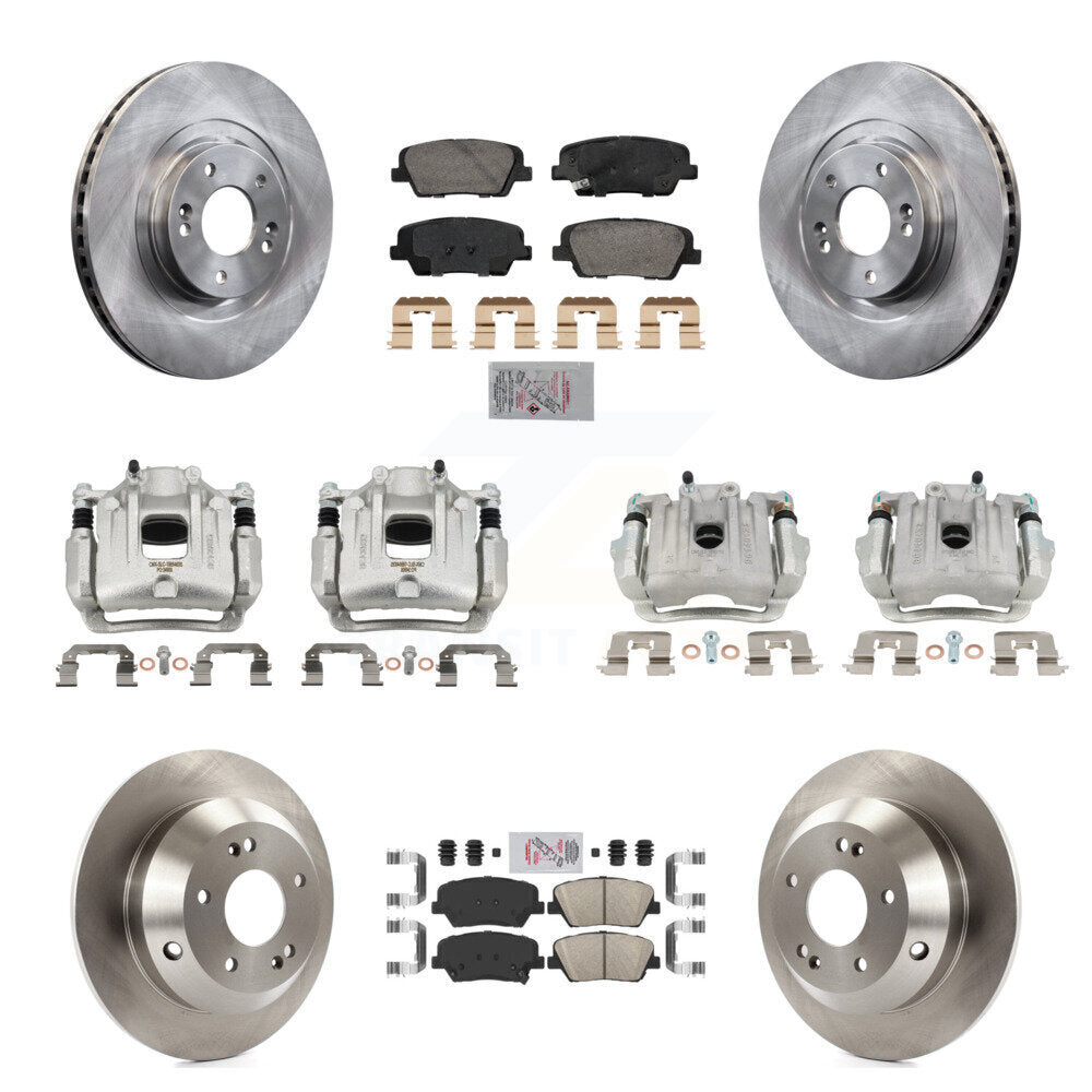 Transit Auto KC8-103124N Disc Brake Kit for 2013-2016 Hyundai Santa Fe Sport - Front and Rear product image