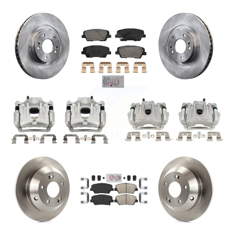 Transit Auto KC8-103124N Disc Brake Kit for 2013-2016 Hyundai Santa Fe Sport - Front and Rear product image
