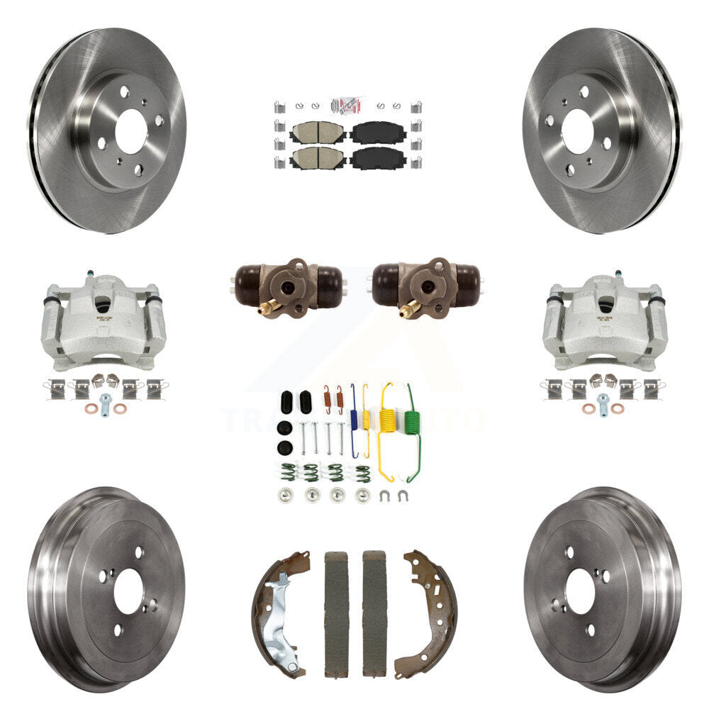 Transit Auto KC8-103129N Disc Brake Kit for 2014-2018 Toyota Yaris - Front and Rear product image