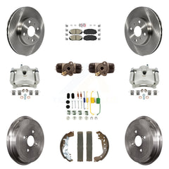 Transit Auto KC8-103130N Disc Brake Kit for 2014-2018 Toyota Yaris - Front and Rear product image