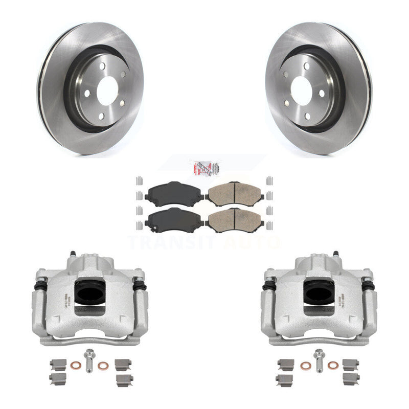 Transit Auto KC8-103137N Disc Brake Kit for 2013-2016 Jeep Wrangler - Front product image