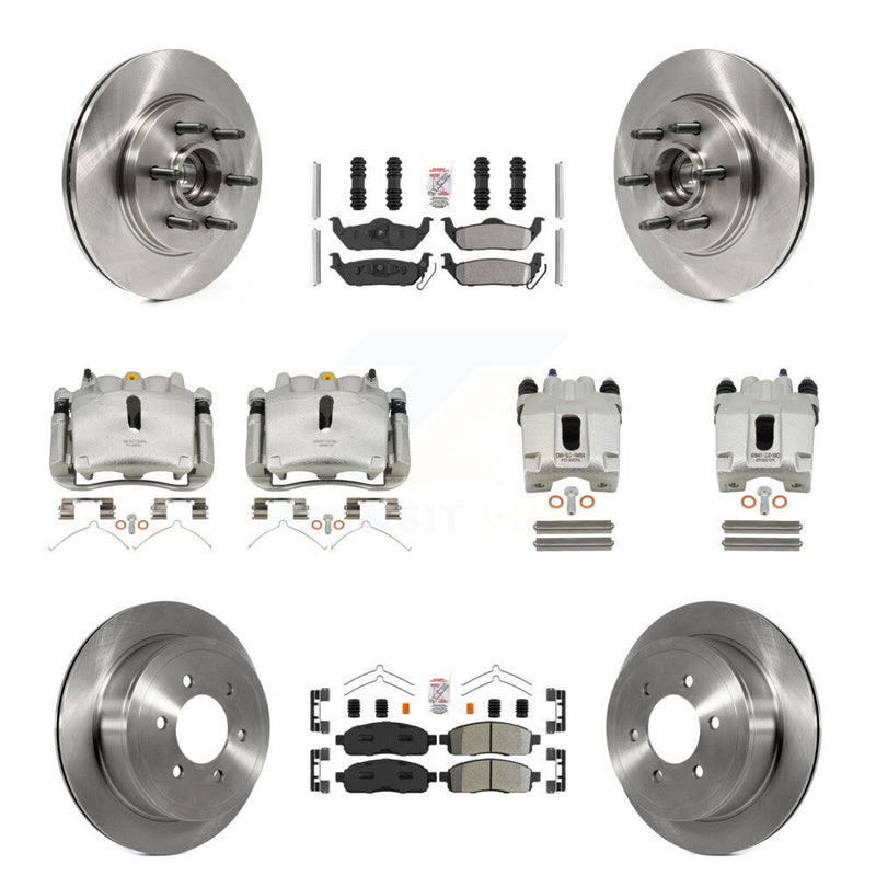 Transit Auto KC8-103149N Disc Brake Kit for 2004-2008 Lincoln Mark LT, Ford F-150 - Front and Rear product image