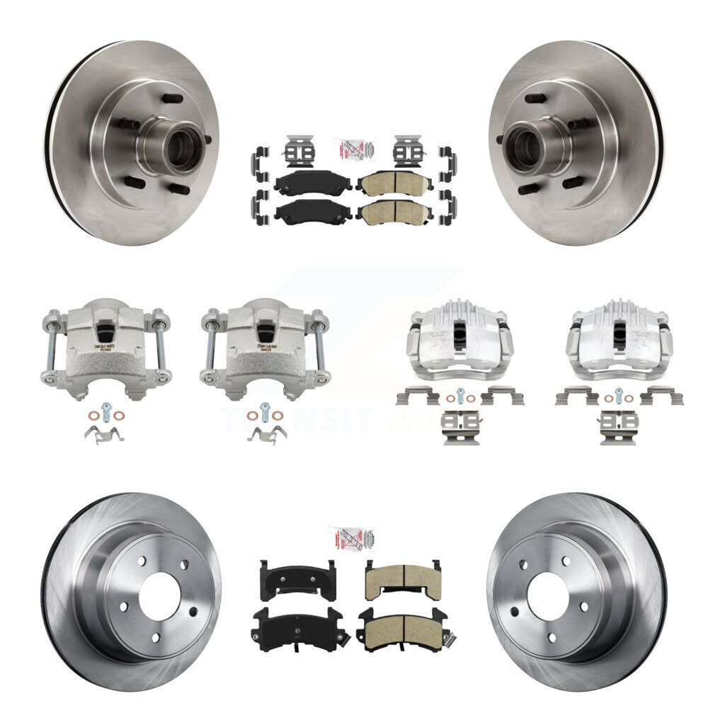 Transit Auto KC8-103180N Disc Brake Kit for 1998-2002 Chevrolet S10 - Front and Rear product image