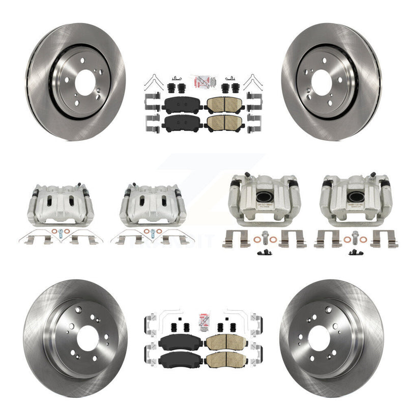 Transit Auto KC8-103201N Disc Brake Kit for 2015-2017 Honda Odyssey - Front and Rear product image