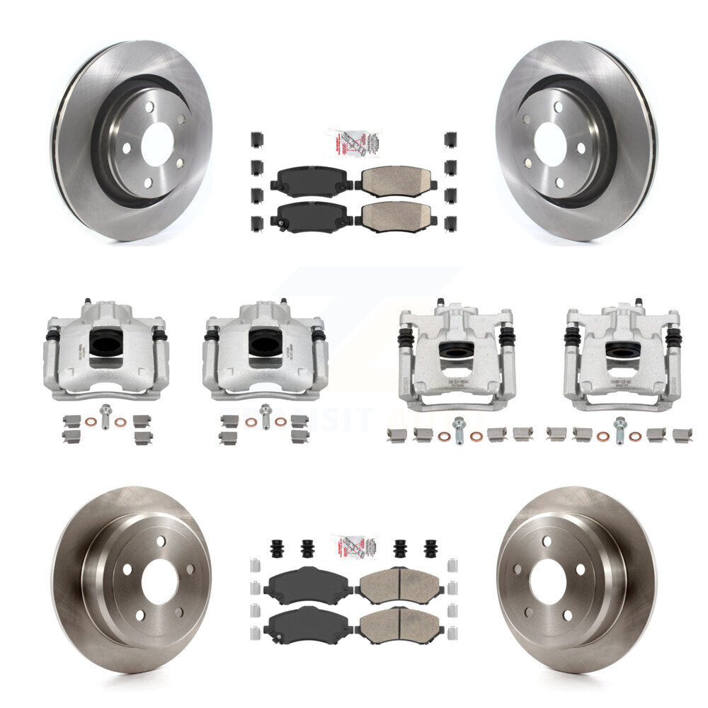 Transit Auto KC8-103217N Disc Brake Kit for 2013-2016 Jeep Wrangler - Front and Rear product image