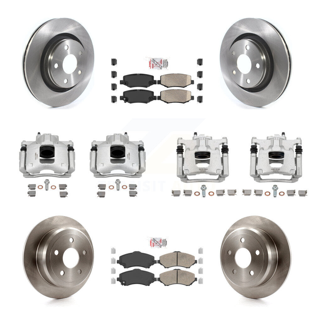 Transit Auto KC8-103218N Disc Brake Kit for 2013-2016 Jeep Wrangler - Front and Rear product image