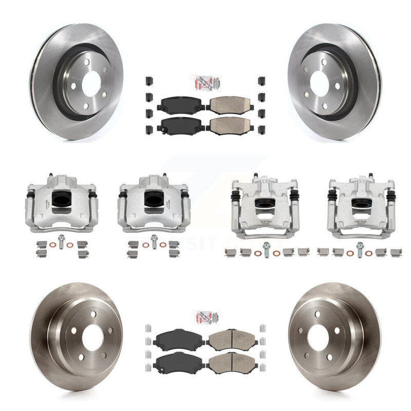 Transit Auto KC8-103218N Disc Brake Kit for 2013-2016 Jeep Wrangler - Front and Rear product image