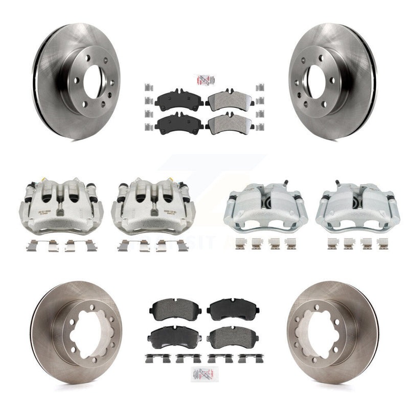 Transit Auto KC8-103250N Disc Brake Kit for 2007-2018 Freightliner Sprinter 3500, Mercedes-Benz Sprinter 3500XD, Mercedes-Benz Sprinter 3500 & more - Front and Rear product image