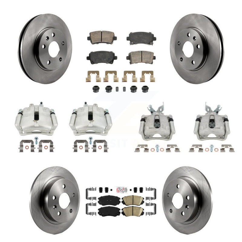 Transit Auto KC8-103257N Disc Brake Kit for 2013 Chevrolet Malibu - Front and Rear product image