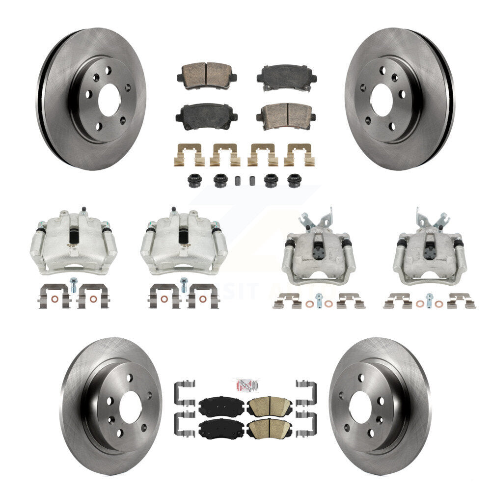 Transit Auto KC8-103258N Disc Brake Kit for 2013 Chevrolet Malibu - Front and Rear product image