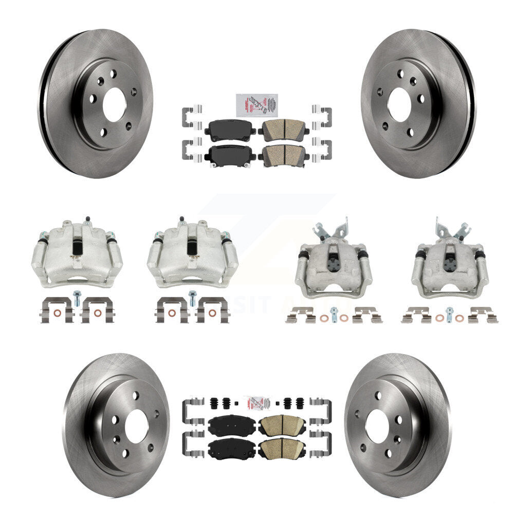 Transit Auto KC8-103259N Disc Brake Kit for 2013 Chevrolet Malibu - Front and Rear product image