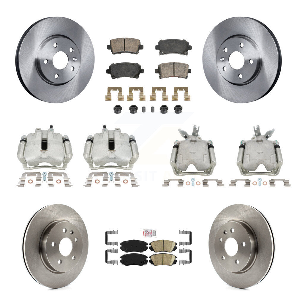 Transit Auto KC8-103262N Disc Brake Kit for 2014-2015 Chevrolet Malibu - Front and Rear product image