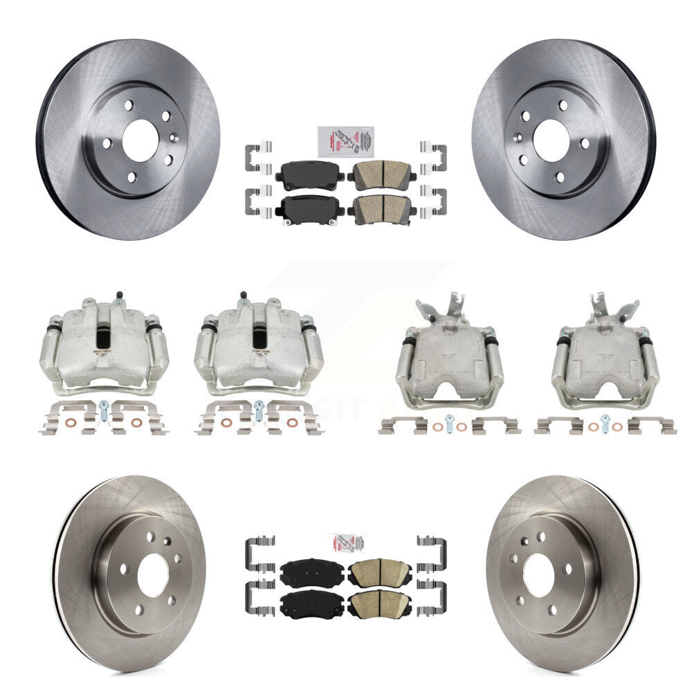 Transit Auto KC8-103264N Disc Brake Kit for 2014-2015 Chevrolet Malibu - Front and Rear product image