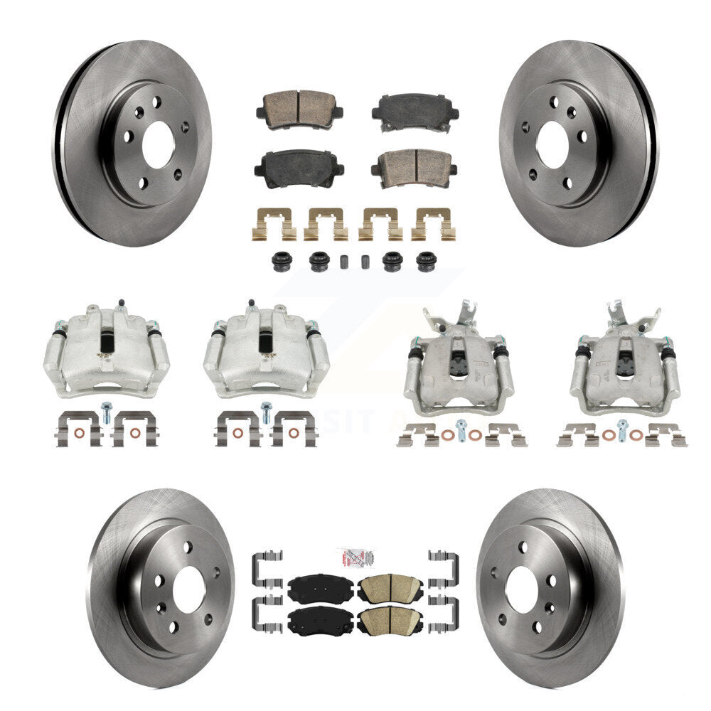 Transit Auto KC8-103266N Disc Brake Kit for 2014-2015 Chevrolet Malibu - Front and Rear product image