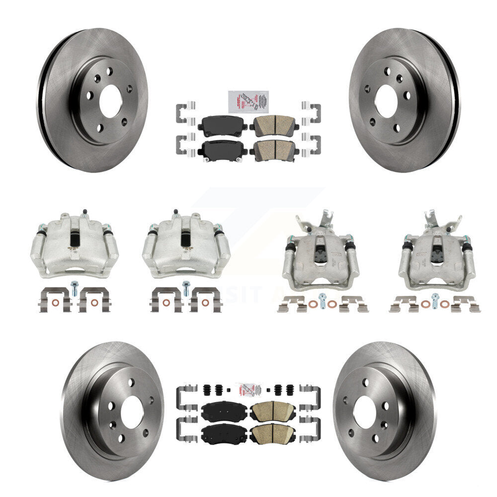 Transit Auto KC8-103267N Disc Brake Kit for 2014-2015 Chevrolet Malibu - Front and Rear product image