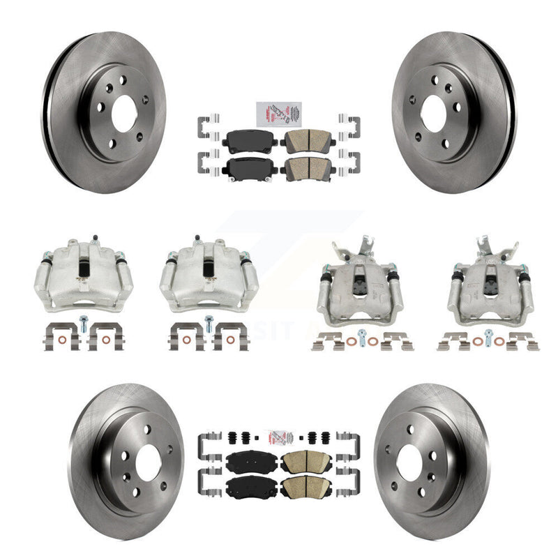 Transit Auto KC8-103267N Disc Brake Kit for 2014-2015 Chevrolet Malibu - Front and Rear product image