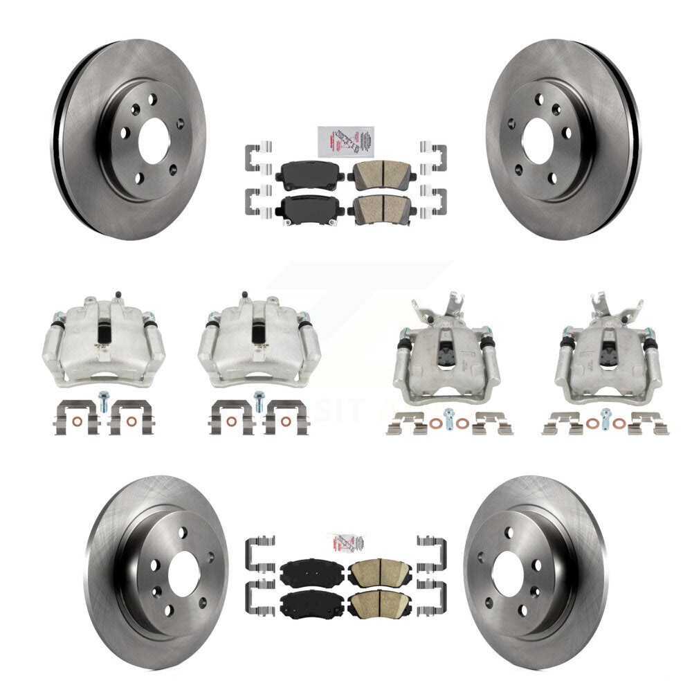 Transit Auto KC8-103268N Disc Brake Kit for 2014-2015 Chevrolet Malibu - Front and Rear product image