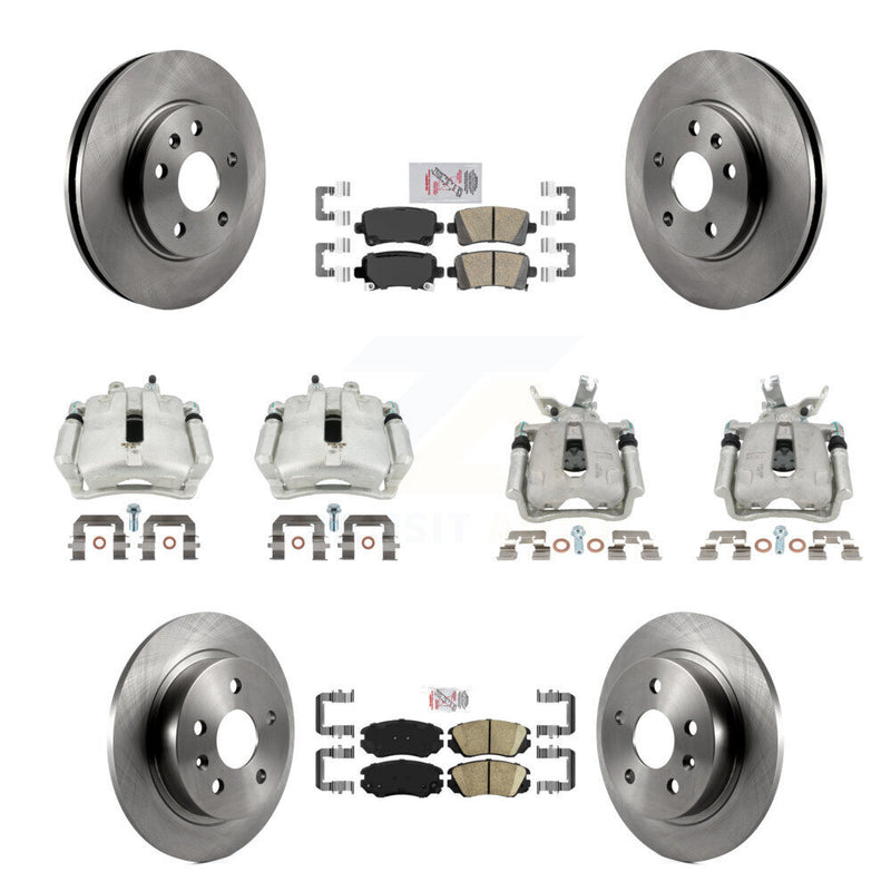 Transit Auto KC8-103268N Disc Brake Kit for 2014-2015 Chevrolet Malibu - Front and Rear product image