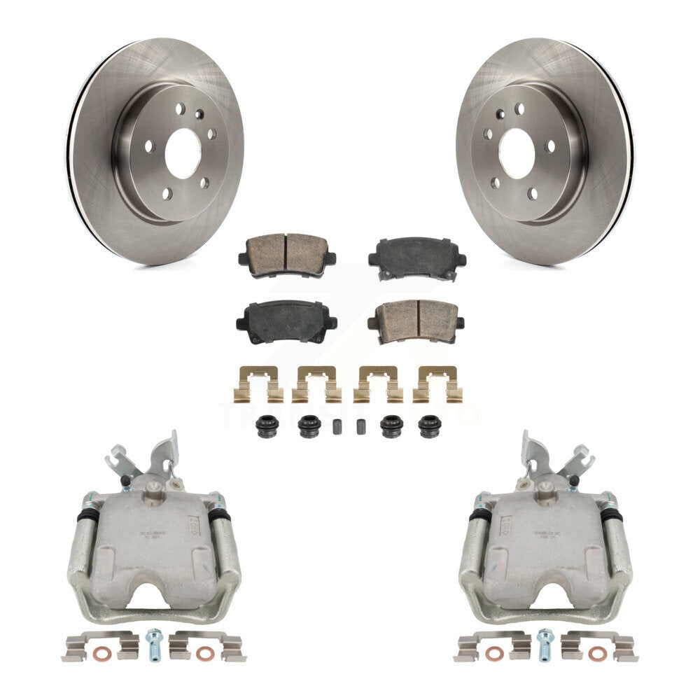 Transit Auto KC8-103277N Disc Brake Kit for 2011-2016 Chevrolet Malibu, Buick Regal - Rear product image