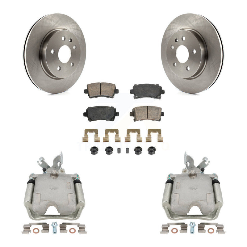 Transit Auto KC8-103277N Disc Brake Kit for 2011-2016 Chevrolet Malibu, Buick Regal - Rear product image