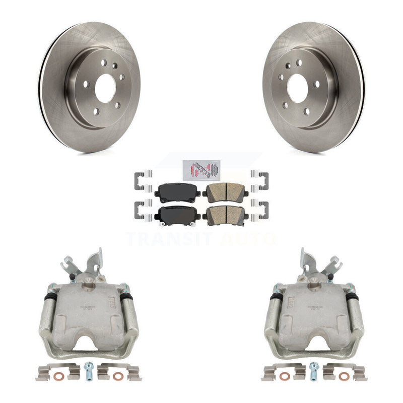 Transit Auto KC8-103278N Disc Brake Kit for 2011-2016 Chevrolet Malibu, Buick Regal - Rear product image