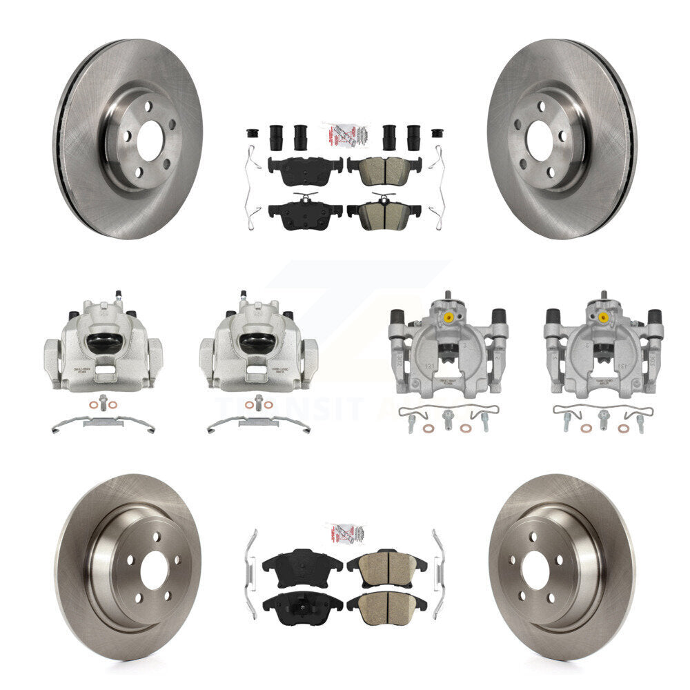 Transit Auto KC8-103294N Disc Brake Kit for 2017-2020 Lincoln MKZ - Front and Rear product image