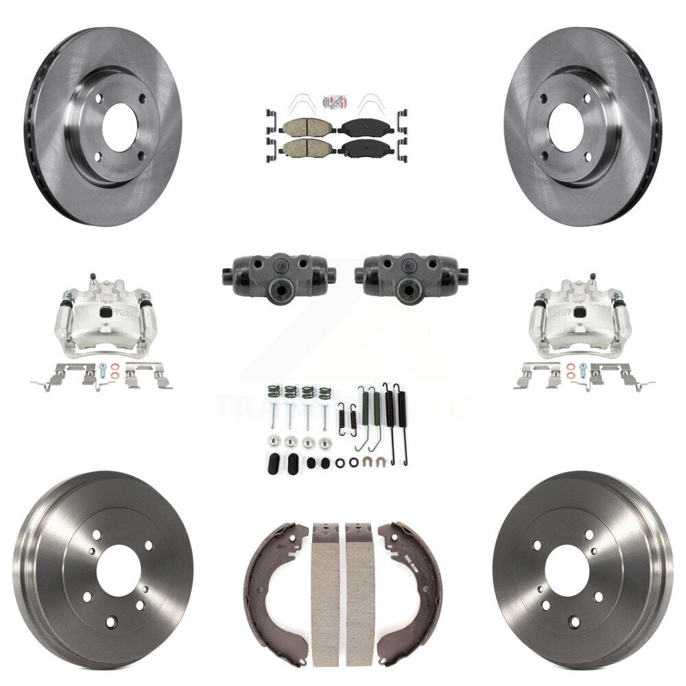 Transit Auto KC8-103313N Disc Brake Kit for 2008 Nissan Versa - Front and Rear product image