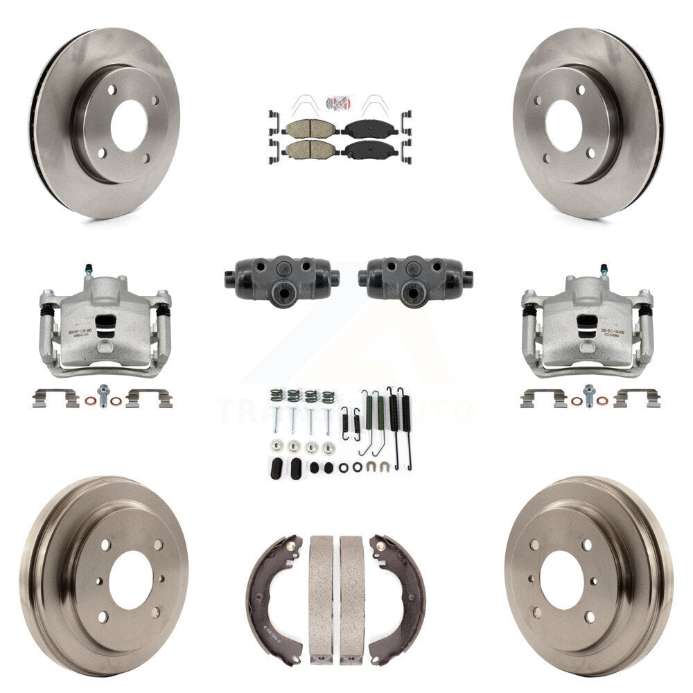 Transit Auto KC8-103314N Disc Brake Kit for 2009-2011 Nissan Versa - Front and Rear product image