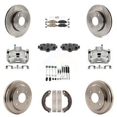 Transit Auto KC8-103314N Disc Brake Kit for 2009-2011 Nissan Versa - Front and Rear product image