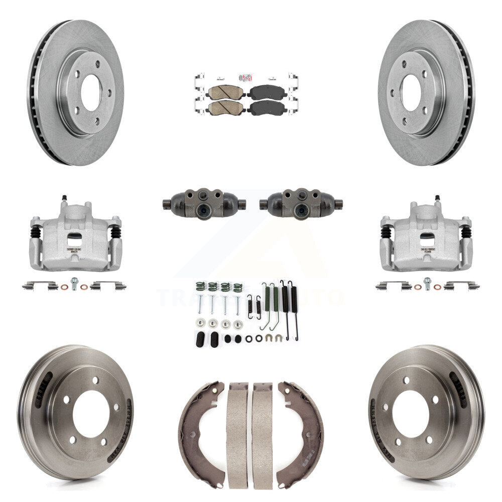Transit Auto KC8-103319N Disc Brake Kit for 2008-2014 Mitsubishi Lancer - Front and Rear product image