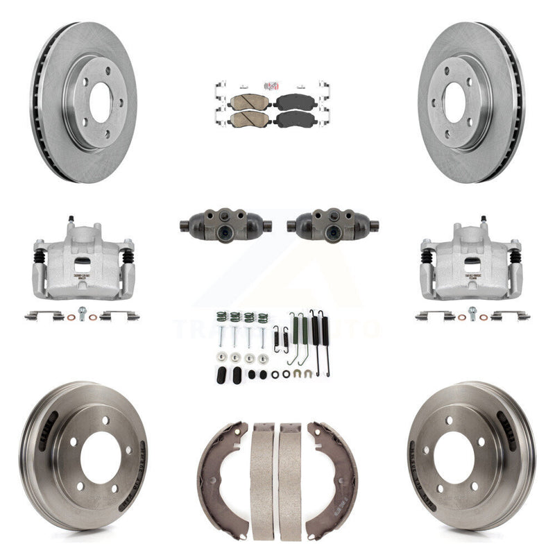 Transit Auto KC8-103319N Disc Brake Kit for 2008-2014 Mitsubishi Lancer - Front and Rear product image