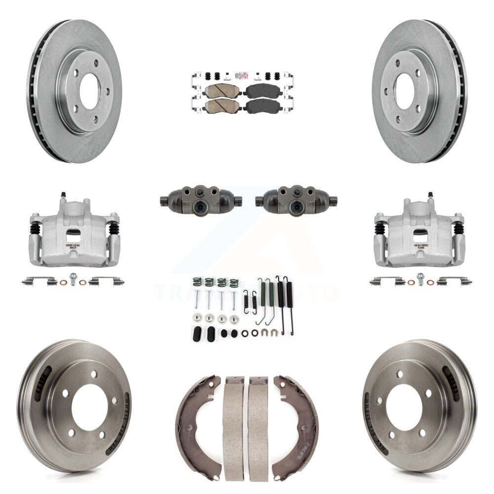 Transit Auto KC8-103320N Disc Brake Kit for 2008-2014 Mitsubishi Lancer - Front and Rear product image