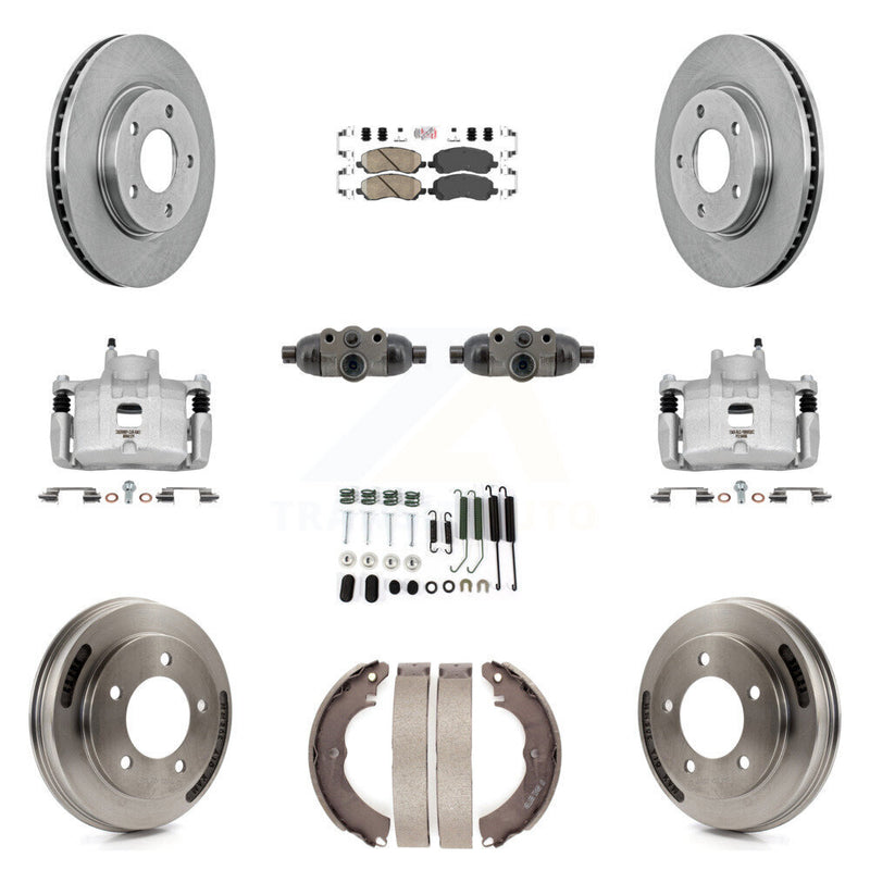 Transit Auto KC8-103320N Disc Brake Kit for 2008-2014 Mitsubishi Lancer - Front and Rear product image