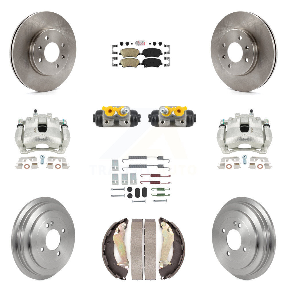 Transit Auto KC8-103322N Disc Brake Kit for 2012-2017 Hyundai Accent - Front and Rear product image
