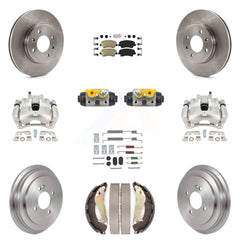 Transit Auto KC8-103322N Disc Brake Kit for 2012-2017 Hyundai Accent - Front and Rear product image