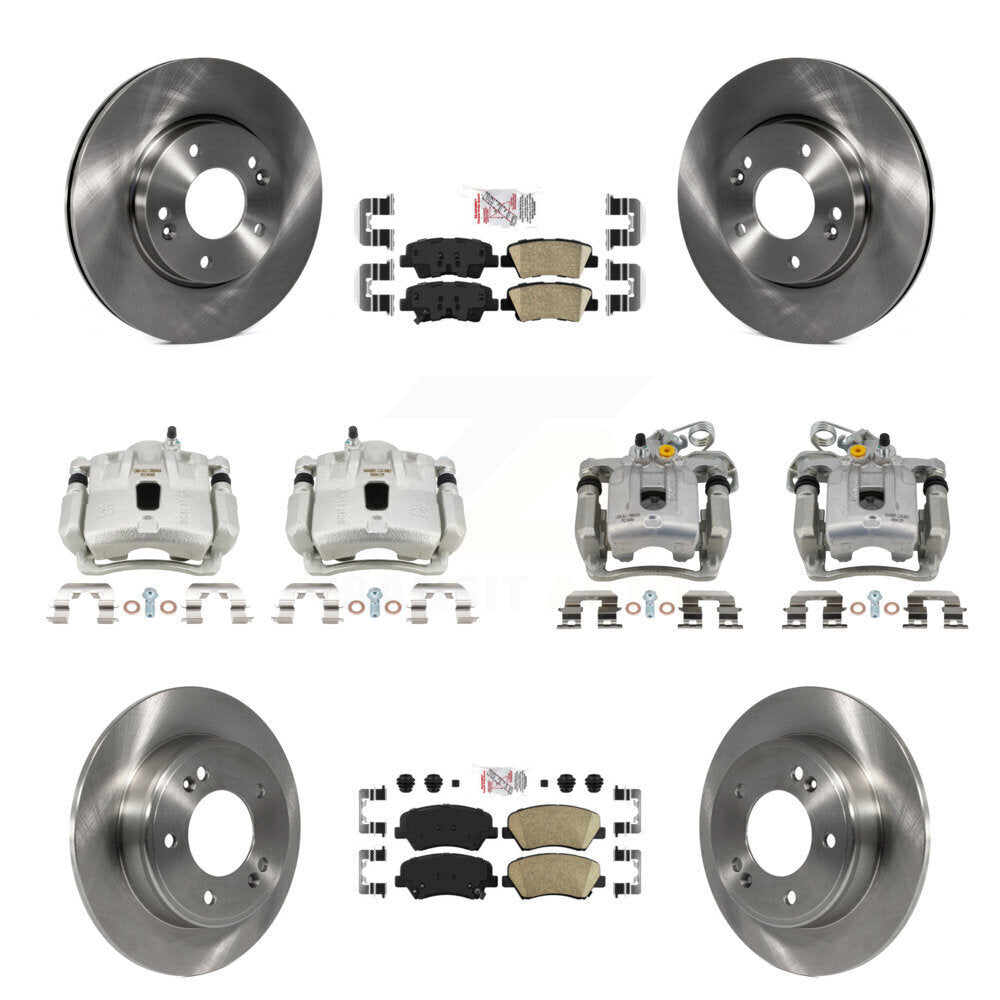 Transit Auto KC8-103335N Disc Brake Kit for 2013-2016 Hyundai Elantra, Hyundai Elantra Coupe - Front and Rear product image
