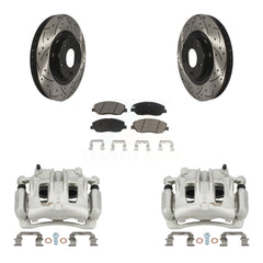Transit Auto KCD-100002C Disc Brake Kit for 2013-2016 Hyundai Santa Fe, Hyundai Santa Fe XL - Front product image