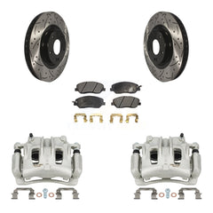 Transit Auto KCD-100002P Disc Brake Kit for 2013-2016 Hyundai Santa Fe, Hyundai Santa Fe XL - Front product image