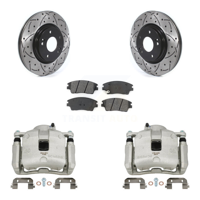 Transit Auto KCD-100002S Disc Brake Kit for 2016-2021 Hyundai Tucson, Kia Sportage - Front product image