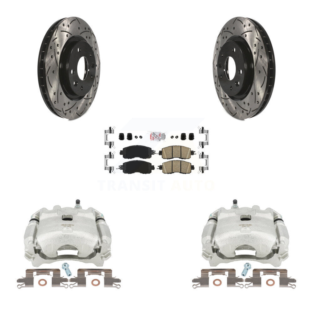 Transit Auto KCD-100003N Disc Brake Kit for 2015-2017 Nissan LEAF - Front product image