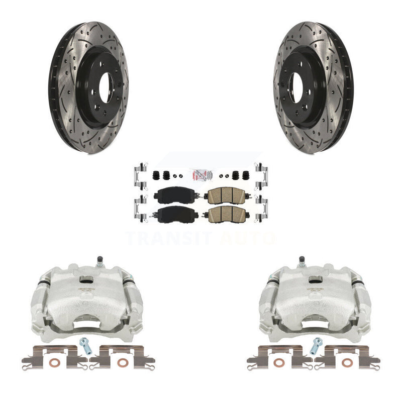Transit Auto KCD-100003N Disc Brake Kit for 2015-2017 Nissan LEAF - Front product image