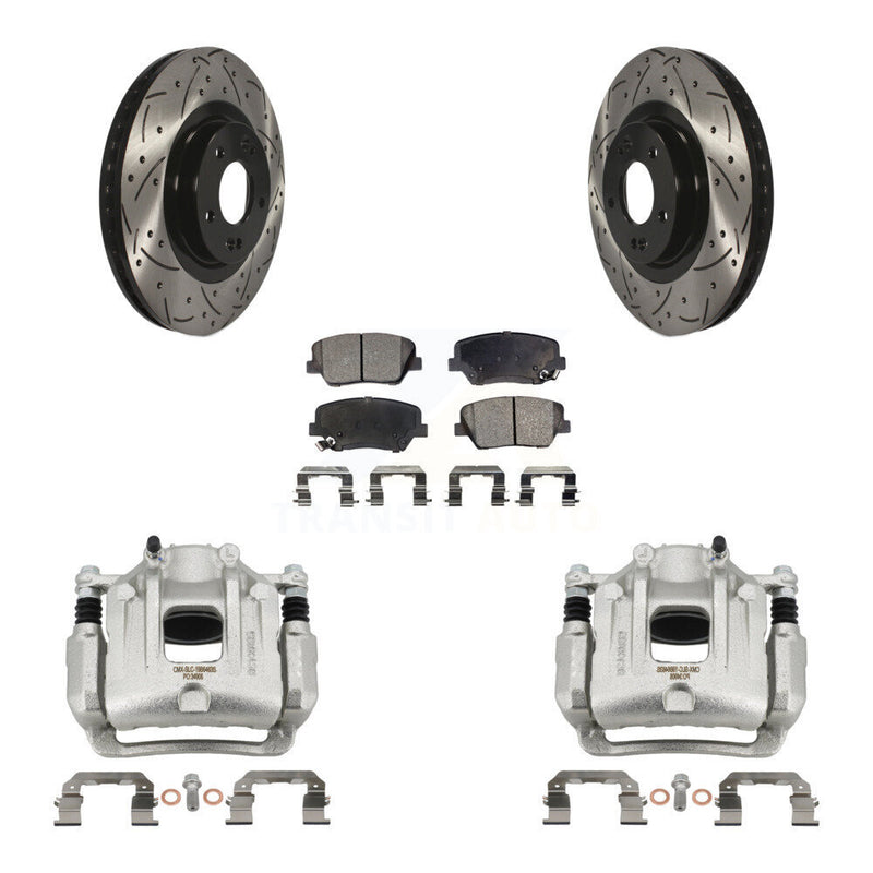 Transit Auto KCD-100003T Disc Brake Kit for 2013-2016 Kia Sorento, Hyundai Santa Fe Sport - Front product image