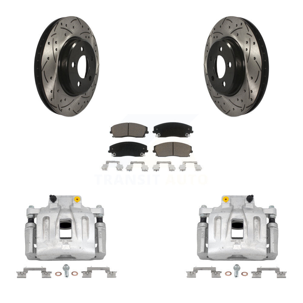 Transit Auto KCD-100004C Disc Brake Kit for 2012-2021 Chrysler 300, Dodge Charger, Dodge Challenger - Front product image